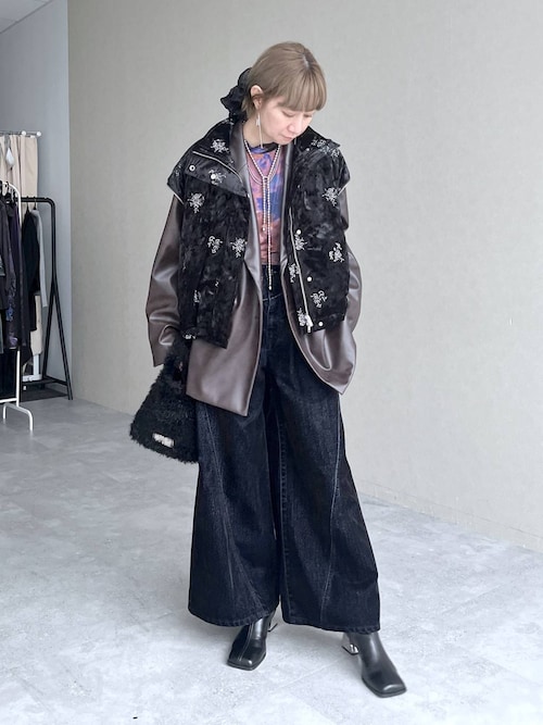 ムラカコウフェイクレザージャケット(HARE)（テーラードジャケット