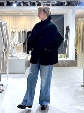 「アイテム（デニムパンツ）」を使った、inhhhan®さん（レディース・165cm・40代）の秋コーディネート