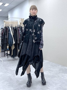 「アイテム（ピアス（両耳用））」を使った、inhhhan®さん（レディース・165cm・40代）の秋コーディネート