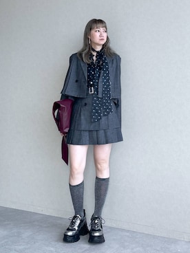 「アイテム（セットアップ）」を使った、inhhhan®さん（レディース・165cm）の夏コーディネート