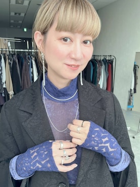 「アイテム（ジャケット/アウター）」を使った、inhhhan®さん（レディース・165cm・40代）の夏コーディネート