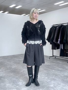 「HARE（ハレ）のアイテム（ニット/セーター）」を使った、inhhhan®さん（レディース・165cm）の秋コーディネート