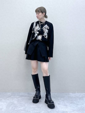 「アイテム（バックパック/リュック）」を使った、inhhhan®さん（レディース・165cm）の秋コーディネート