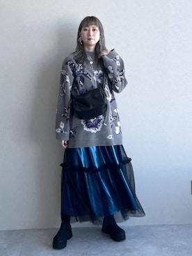 HARE チュールレイヤーギャザースカート HARE（ハレ）の「チュールレイヤーギャザースカート(HARE