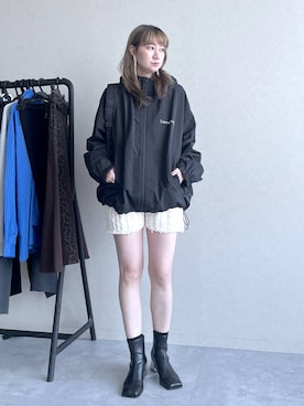 「アイテム（イヤリング）」を使った、inhhhan®さん（レディース・165cm・40代）の秋コーディネート