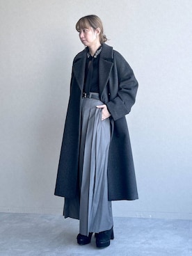 「アイテム（ピアス（両耳用））」を使った、inhhhan®さん（レディース・165cm・40代）の冬コーディネート