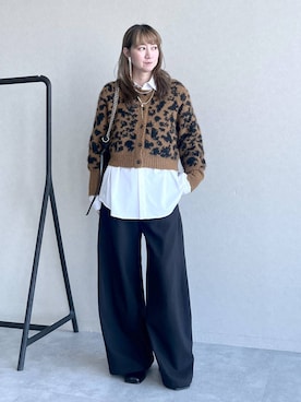 「アイテム（スラックス）」を使った、inhhhan®さん（レディース・165cm・40代）の秋コーディネート