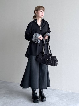 「アイテム（ハンドバッグ）」を使った、inhhhan®さん（レディース・165cm・40代）の秋コーディネート