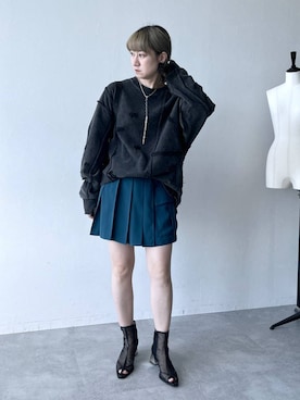 「アイテム（イヤリング）」を使った、inhhhan®さん（レディース・165cm・40代）の春コーディネート
