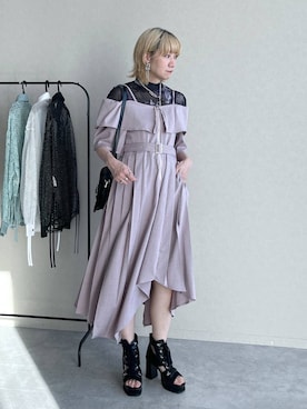 「HARE（ハレ）のアイテム（バッグ）」を使った、inhhhan®さん（レディース・165cm）の夏コーディネート