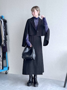 「アイテム（イヤリング）」を使った、inhhhan®さん（レディース・165cm・40代）の秋コーディネート