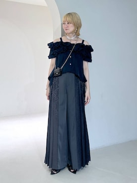 「HARE（ハレ）のアイテム」を使った、inhhhan®さん（レディース・165cm）の春コーディネート