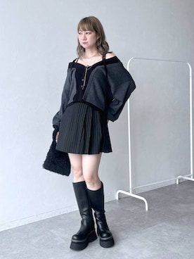 「アイテム（アクセサリー）」を使った、inhhhan®さん（レディース・165cm・40代）の秋コーディネート