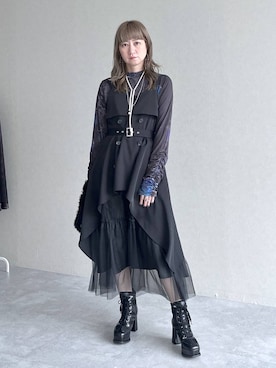 「アイテム（アクセサリー）」を使った、inhhhan®さん（レディース・165cm・40代）の秋コーディネート