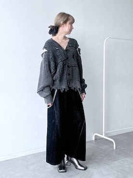 「アイテム（ピアス（両耳用））」を使った、inhhhan®さん（レディース・165cm・40代）の秋コーディネート