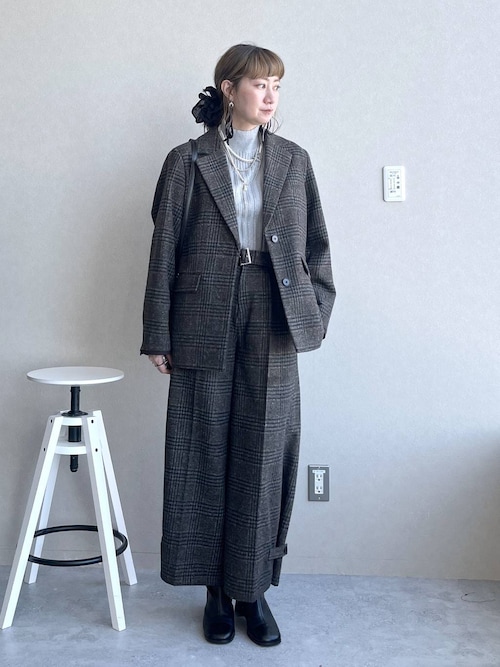 ウールライクレイヤーミドルジャケット(HARE)（テーラードジャケット