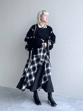 「HARE（ハレ）のアイテム（シューズ）」を使った、inhhhan®さん（レディース・165cm）の秋コーディネート