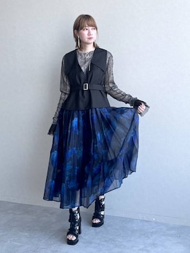 「HARE（ハレ）のアイテム」を使った、inhhhan®さん（レディース・165cm）の春コーディネート