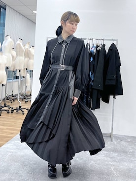 「アイテム（ブーツ）」を使った、inhhhan®さん（レディース・165cm・40代）の秋コーディネート