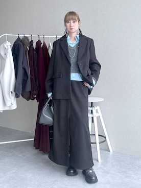 「アイテム（ショルダーバッグ）」を使った、inhhhan®さん（レディース・165cm・40代）の秋コーディネート