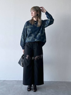 「アイテム（イヤリング）」を使った、inhhhan®さん（レディース・165cm・40代）の春コーディネート