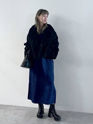 HARE（ハレ）の「フェイクファーキリカエショートコート(HARE