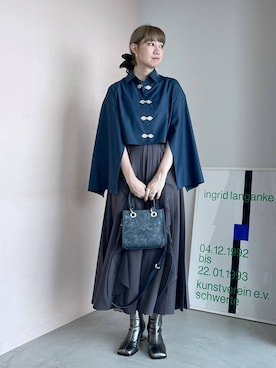 「アイテム（ピアス（両耳用））」を使った、inhhhan®さん（レディース・165cm）の秋コーディネート