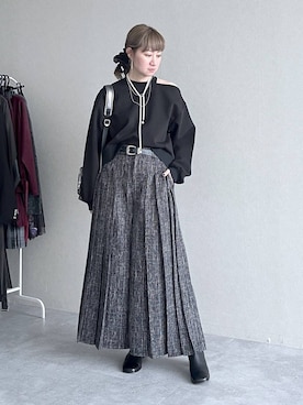 「アイテム（ピアス（両耳用））」を使った、inhhhan®さん（レディース・165cm・40代）の秋コーディネート