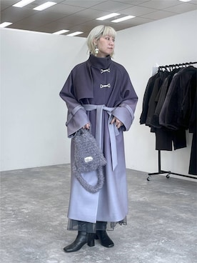 「HARE（ハレ）のアイテム（ブーツ）」を使った、inhhhan®さん（レディース・165cm）の秋コーディネート
