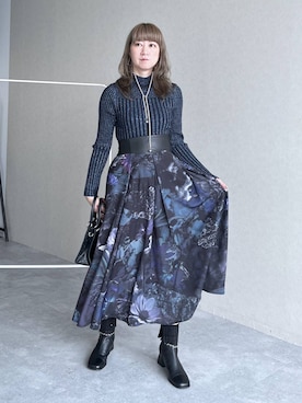 「アイテム（ピアス（両耳用））」を使った、inhhhan®さん（レディース・165cm・40代）の秋コーディネート