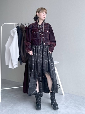 「アイテム（ステンカラーコート）」を使った、inhhhan®さん（レディース・165cm・40代）の秋コーディネート