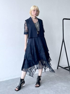 「HARE（ハレ）のアイテム（ジャケット/アウター）」を使った、inhhhan®さん（レディース・165cm）の夏コーディネート