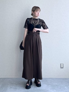 「アイテム（財布/小物）」を使った、inhhhan®さん（レディース・165cm）の夏コーディネート