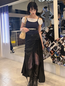 「Cider（Cider）のアイテム」を使った、愛都さん（レディース・163cm）の秋コーディネート