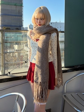 「CASPER JOHN（キャスパージョン）のアイテム」を使った、愛都さん（レディース・163cm）の冬コーディネート