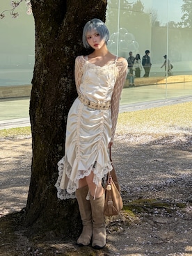 愛都さん（レディース・163cm）の春コーディネート