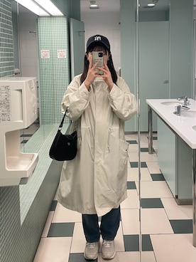 「one way（ワンウェイ）のアイテム（ジャケット/アウター）」を使った、nanaさん（レディース・153cm）の春コーディネート
