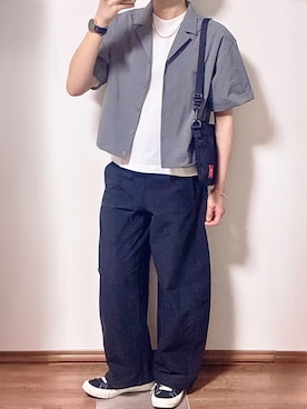 「Daniel Wellington（ダニエルウェリントン）のアイテム」を使った、くたお＠ﾎﾞｰｲｯｼｭさん（レディース・151cm）の夏コーディネート