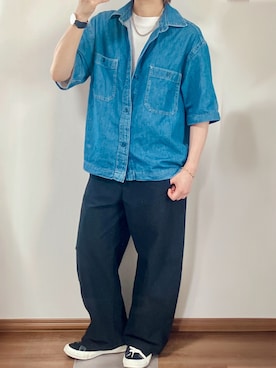 「アイテム（腕時計）」を使った、くたお＠ﾎﾞｰｲｯｼｭさん（レディース・151cm）の秋コーディネート