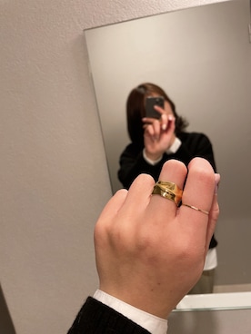 「リングコーディネーター」｜HARUKA.Uさん（レディース・167cm）の冬コーディネート
