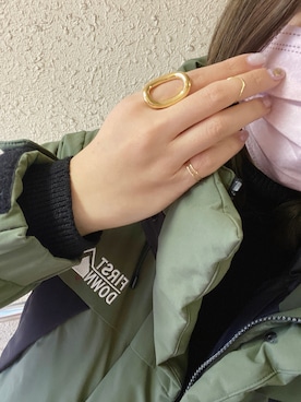 「リングコーディネーター」｜HARUKA.Uさん（レディース・167cm）の冬コーディネート