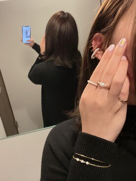 「リングコーディネーター」｜HARUKA.Uさん（レディース・167cm）の冬コーディネート