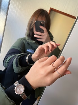 「リングコーディネーター」｜HARUKA.Uさん（レディース・167cm）の冬コーディネート