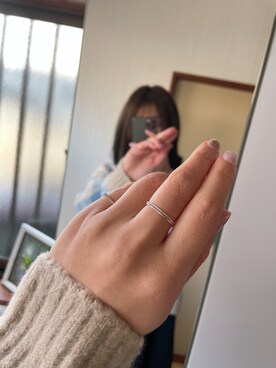 「リングコーディネーター」｜HARUKA.Uさん（レディース・167cm）の冬コーディネート