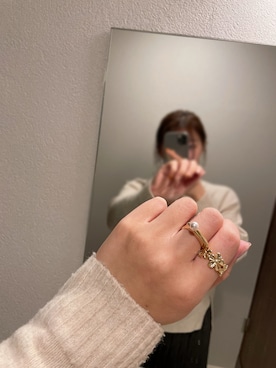 「リングコーディネーター」｜HARUKA.Uさん（レディース・167cm）の冬コーディネート