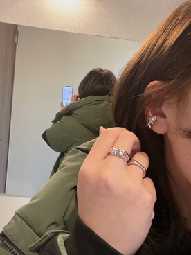 「リングコーディネーター」｜HARUKA.Uさん（レディース・167cm）の冬コーディネート