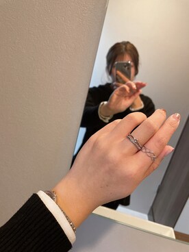 「リングコーディネーター」｜HARUKA.Uさん（レディース・167cm）の冬コーディネート