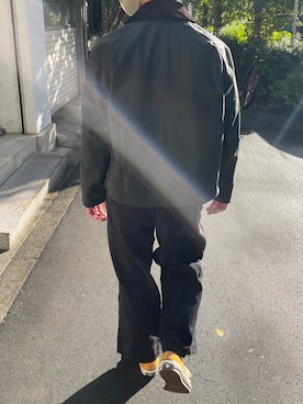 「ct70」｜「アイテム（ブルゾン）」を使った、加偉さん（メンズ・170cm）の秋コーディネート