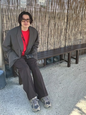 YANさん（メンズ・167cm）の冬コーディネート