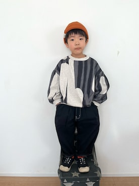 kotaさん（キッズ・100cm）の冬コーディネート